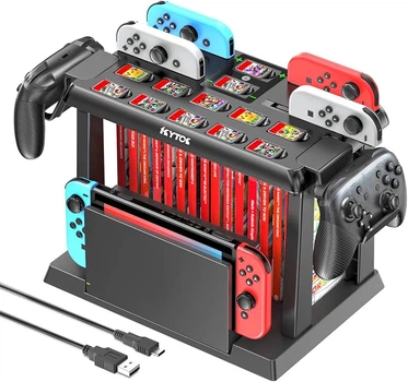 Станция-органайзер с зарядкой для Nintendo Switch / OLED
