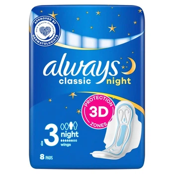 Гигиенические прокладки Always Classic Night Single 8 шт