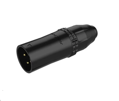 Разъем Roxtone RX3MWP-BG XLR male (папа) водозащитный