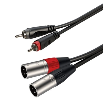 Готовый аудиокабель Roxtone SACC190L6, 2х1x0.14, 6 м