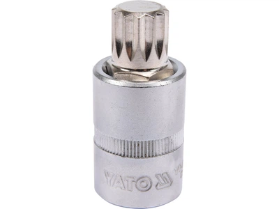 Головка торцева YATO SPLINE M16 квадрат 1/2" довжина 55 мм YT-04346