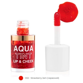 Жидкая помада для губ TopFace "Aqua Tint Lip&Cheek" PT215 [02 - Strawberry Jam] (10 мл)