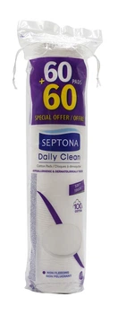 Ватні диски Septona 60+60 шт