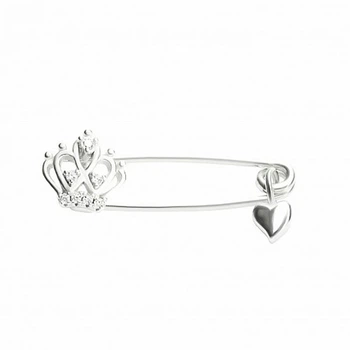 Срібна шпилька «Royal Heart»