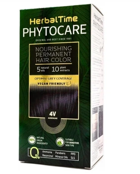 Фарба для волосся Rosa Impex Herbal Time Phytocare №4V Баклажан 125 мл (3800010560177)