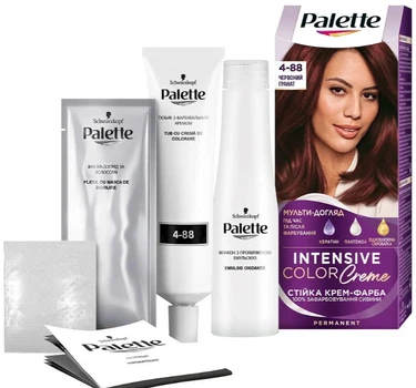 Фарба для волосся Schwarzkopf Palette RF-3 (4-88) Червоний гранат 110мл (3838824048536)