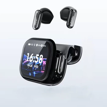 Беспроводные наушники HTC NE68 TWS Bluetooth с AI-перекладывателем, HD сенсорным дисплеем, шумоподавлением ENC