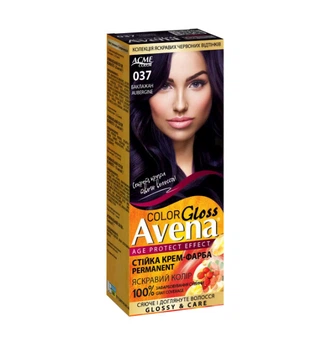 Крем-фарба стійка Acme AVENA Gloss Color 037 Баклажан (4823115502698)