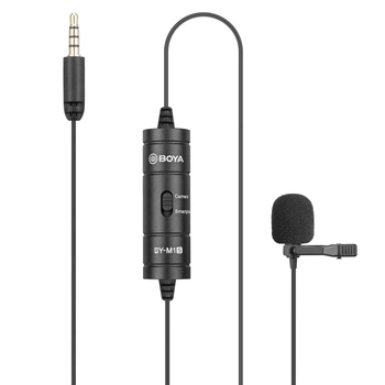 Микрофон петличный BOYA BY-M1S проводной Black (6971008029406)