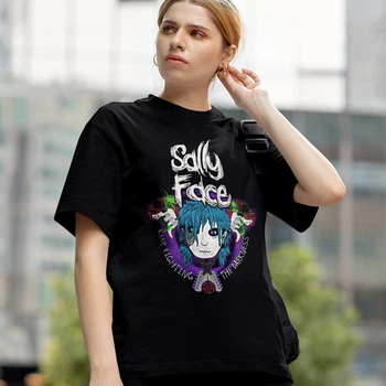 Футболка Sally Face (Keep Fighting The Darkness) 2XL чорний