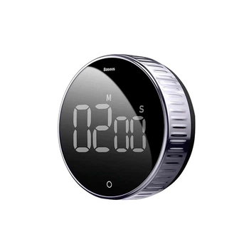 Таймер кухонний Baseus Heyo Rotation Countdown Timer, чорний