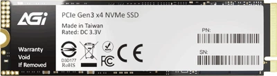 SSD диск AGI AI298 2TB M.2 2280 NVMe PCIe Gen3 x4 3D NAND (AGI2T0GIMAI298-CB)
