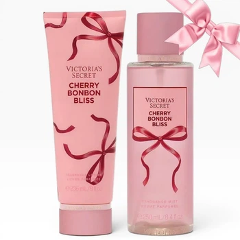 Подарунковий набір Victoria's Secret Victoria's Secret Cherry Bonbon Bliss Fragrance Mist + Lotion (1233/1237)