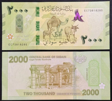 Судан 2000 фунтів 2025 р. UNC