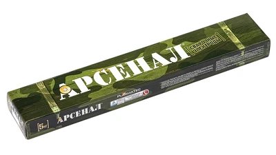 Електроди зварювальні PlasmaTec Арсенал АНО-4 (450 мм, 4 мм, 5 кг) для будь-якого струму AC/DC (24517)