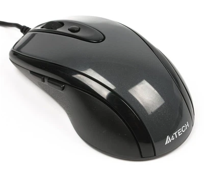 Проводная мышь A4Tech N-708X, 600-1600DPI, USB, 1.5m, Glossy Grey