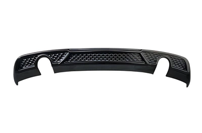 Диффузор заднего бампера для Audi A3 2017-2020 Седан (черный глянец)