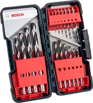 Набір свердл Bosch HSS PointTeQ ToughBox (18 шт) по металу (26421)