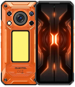 Мобильный защищенный смартфон Oukitel WP500 (12Gb+1Tb, 10000 mAh) Orange