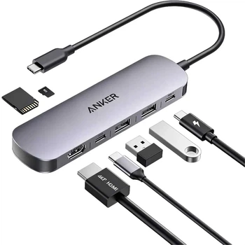 Порт-реплікатор ANKER 7-in-1 Nano USB-C Hub (A83D2HA1)