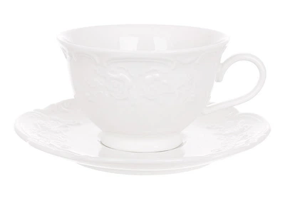 Чашка с блюдцем BonaDi Chateau Blanc Collection 250 мл (K292)