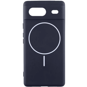 Чохол Silicone Cover Lakshmi Full Camera (AA) with Magnetic Fit для Google Pixel 8a Темно-синій / Midnight blue