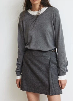 Спідниця H&M 17516 48 Темний сірий (1245)