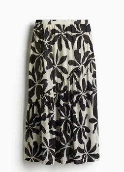 Спідниця H&M 17616 XXL Чорний з білим (1284)