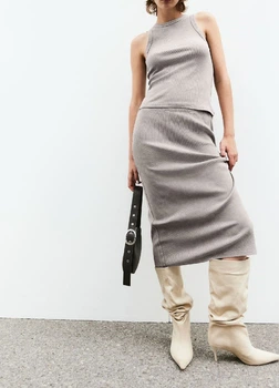 Спідниця H&M 17413 XL Сірий (1230)