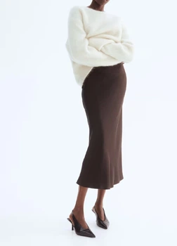 Спідниця H&M 17522 XXL Темний коричневий (1246)