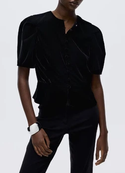 Блуза H&M 17830 Чорний XXL (1303)
