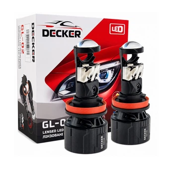 Светодиодная лампа с линзой Decker LED GL-02 5K H11