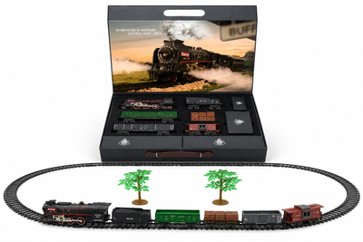Железная дорога 486+см Fenfa 620B с дымом, светом и звуком