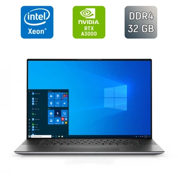 Мобильная рабочая станция Б-класс Dell Precision 5760 / 17" (1920x1080) IPS / Intel Xeon W-11855M (6 (12) ядер по 3.2 - 4.9 GHz) / 32 GB DDR4 / 512 GB SSD / nVidia RTX A3000, 6 GB GDDR6, 192-bit / WebCam / TouchID / Windows 11 - Б/У