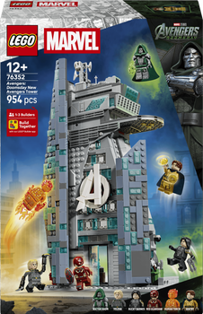 Zestaw klocków LEGO Super Heroes Avengers: Doomsday Nowa Wieża Avengersów 954 elementy (76352)