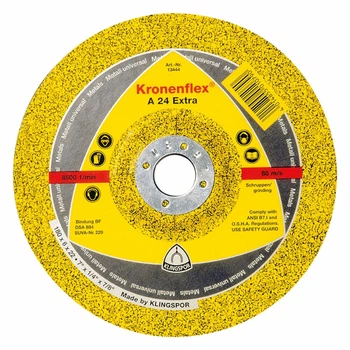 Зачистной диск Klingspor Kronenflex A 24 Extra (180х6х22.23 мм) прямой круг по металлу (21078)