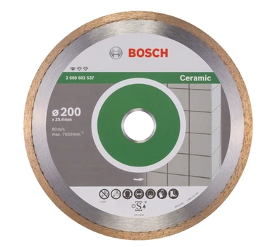 Алмазный диск PF Ceramic Bosch (200х25.4 мм) круг отрезной по керамике (21686)