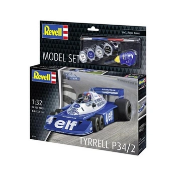 Збірна модель Revell набір автомобіль Tyrrell P34/2 6-Wheeler, рівень 4, 1:32 (RVL-67741) Revell RVL-67741 1067160