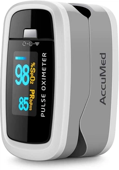 Пульсоксиметр AccuMed SpO2 для спорта и авиации