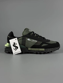 Мужские кроссовки Laсoste Elite Active Green Black 45 (29см)