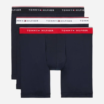 Набір трусів боксерів чоловічих Tommy Hilfiger 215000934 S 3 шт Синій (1160863969)