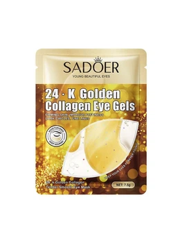 Патчі під очі з 24К золотом та колагеном Sadoer 24КGolden Collagen Tender Smooth Eye Mask. 7,5 г (6926923601954)