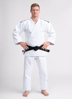 Кімоно для дзюдо ліцензійне IPPONGEAR, серія LEGEND 2 (IJF Approved), біле, розмір 155, Slim Fit (приталений крій)