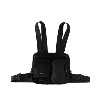 Нагрудная сумка 6013 CHESTBAG черная