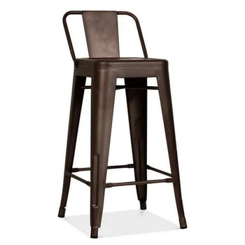 Стілець Tolix барний 76 метал, графіт