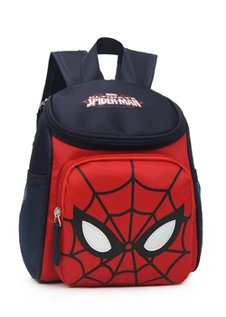 Рюкзак маленький детский на 3-4 года мальчику Spiderman темно синий