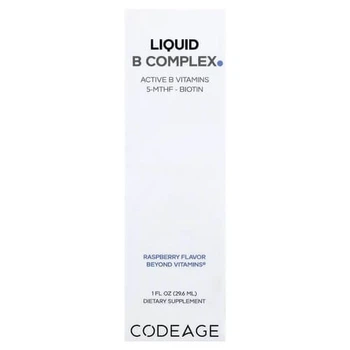 Рідкий комплекс вітамінів B Codeage (Liquid B Complex) 29,6 мл (AGE-12031)