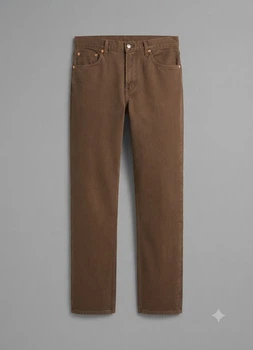 Джинсы H&M 46 Коричневый 1125943
