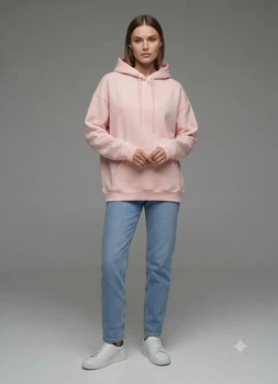Худи на флисе H&M Studio M Розовый 1014348_роз