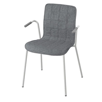 Конференц-крісло, середньо-сірий/білий IKEA LÄKTARE 495.032.50